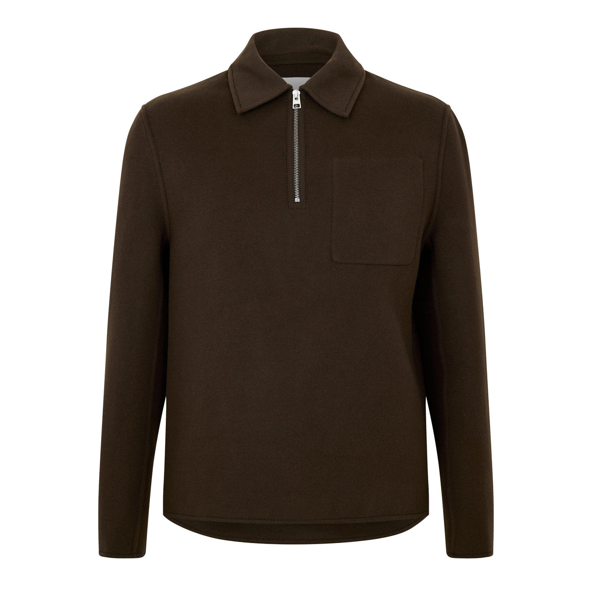 Quarter Zip Knitted Top