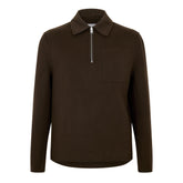 Quarter Zip Knitted Top
