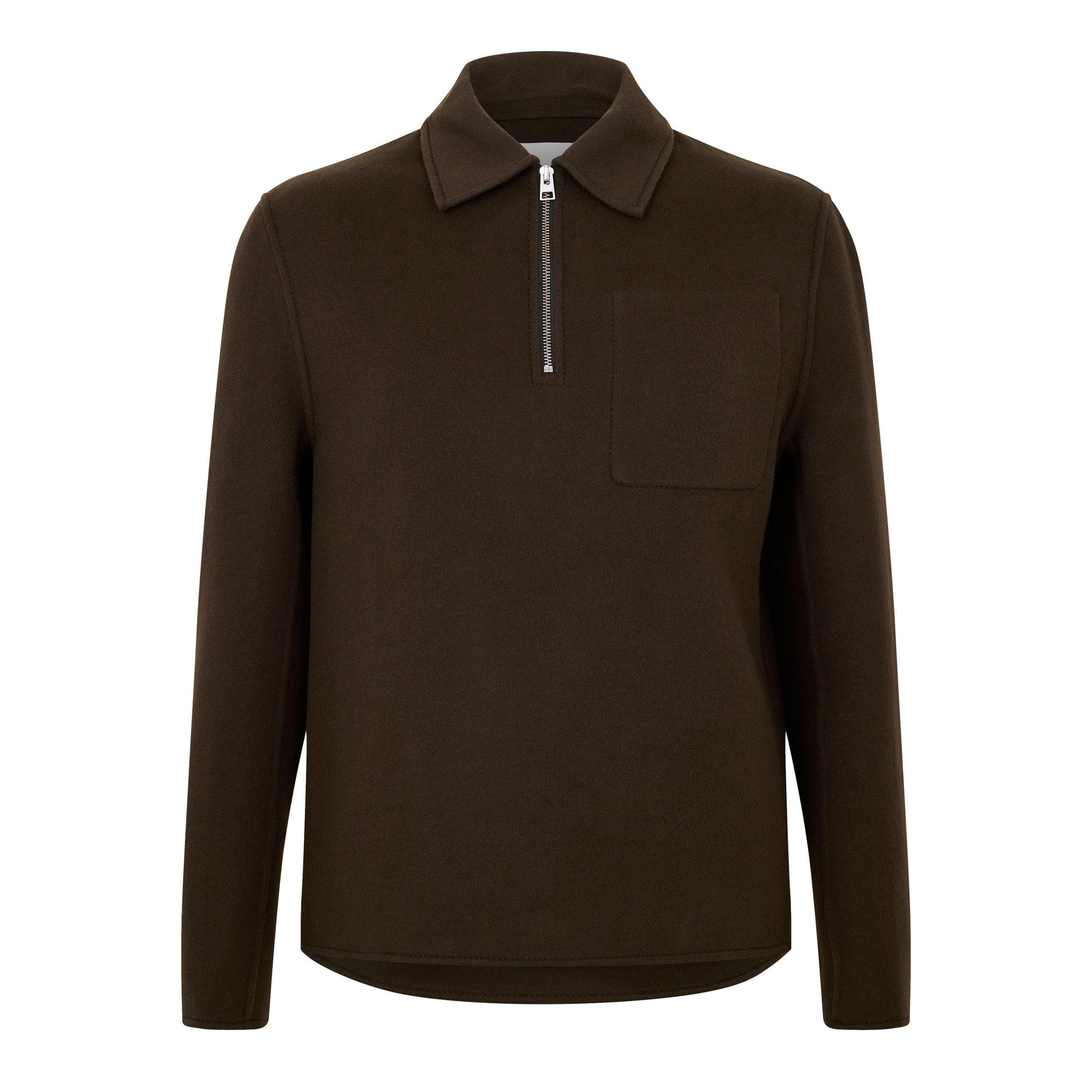 Quarter Zip Knitted Top