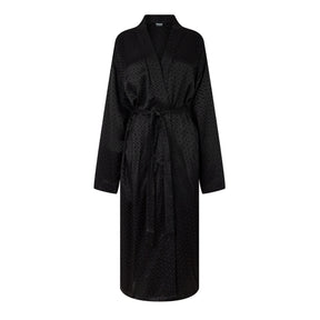 Monogram Silk Dressing Gown