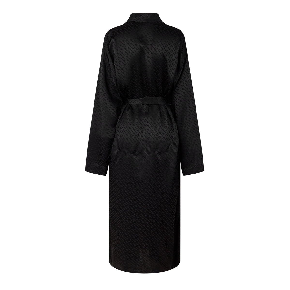 Monogram Silk Dressing Gown