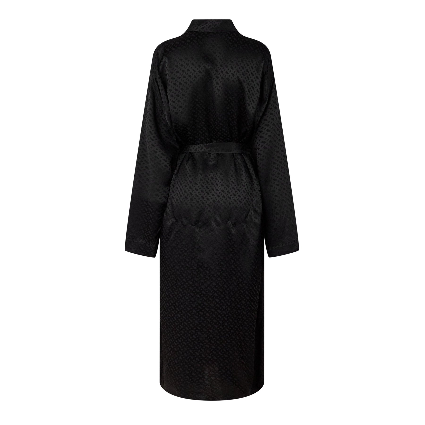 Monogram Silk Dressing Gown