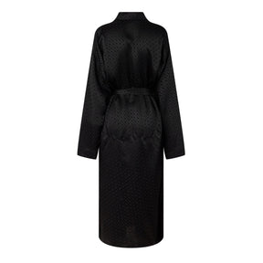 Monogram Silk Dressing Gown