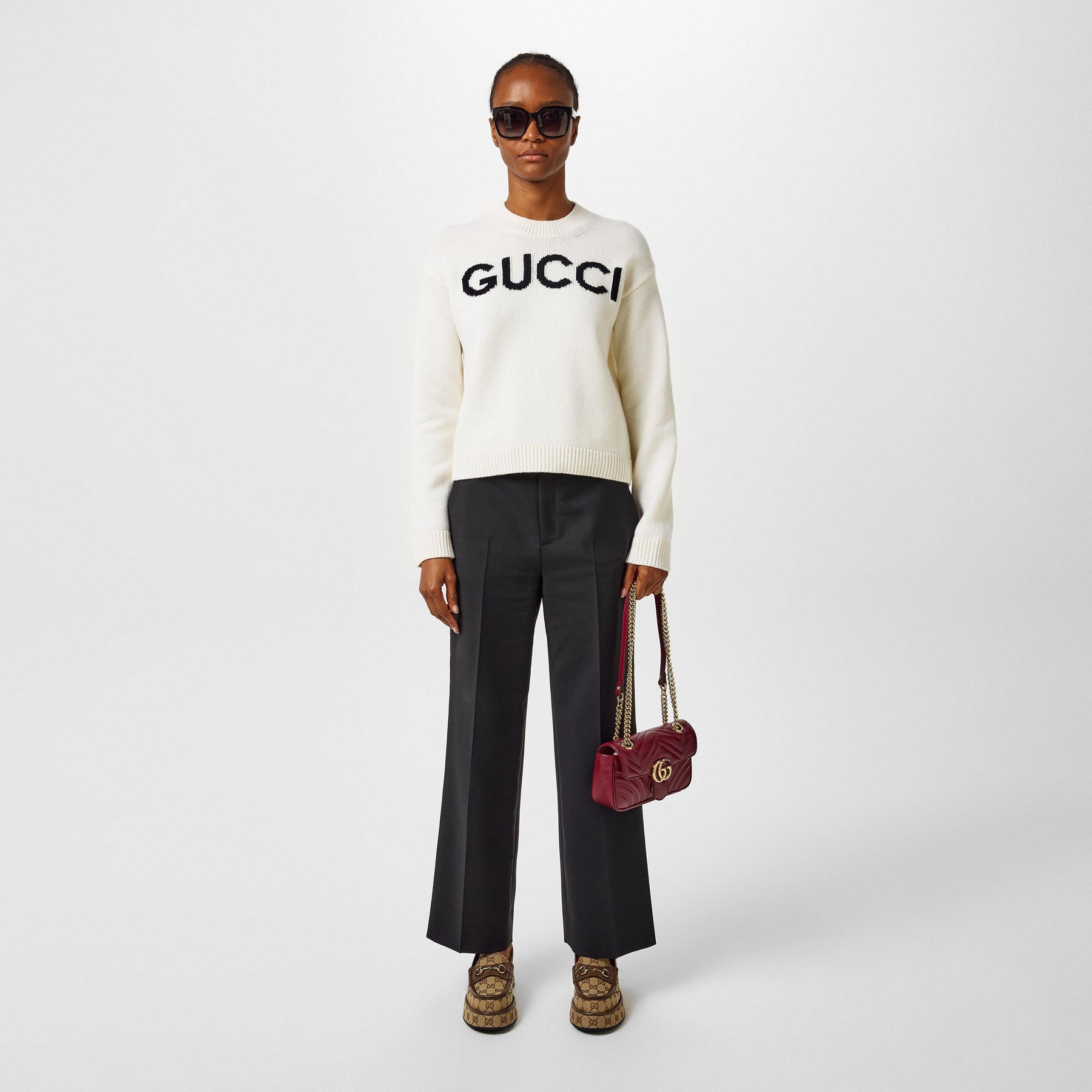 Women's Logo Wool Jumper