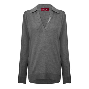 Extra Fine Wool Polo Top