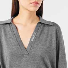 Extra Fine Wool Polo Top