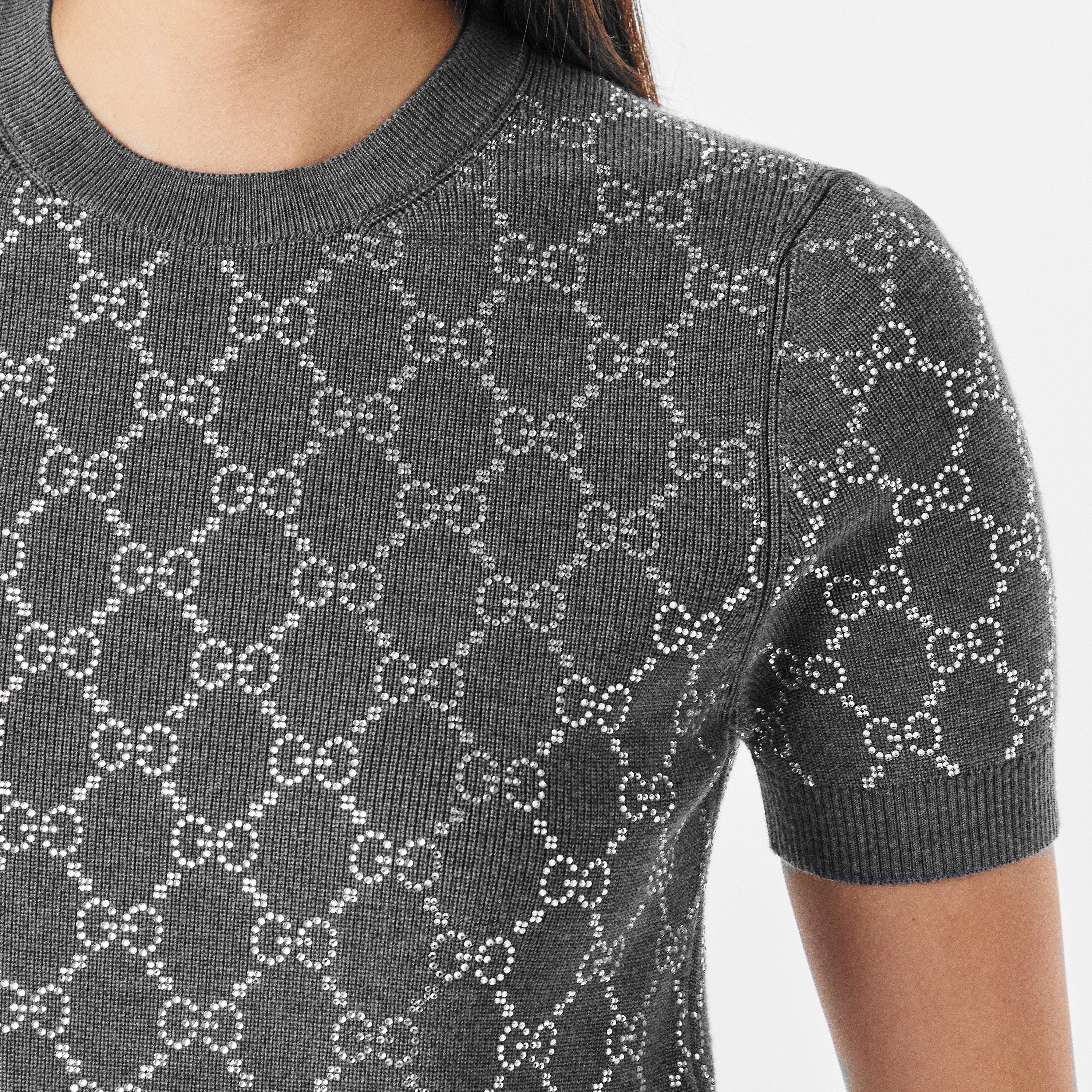 Monogram Crew Neck Jumper Top