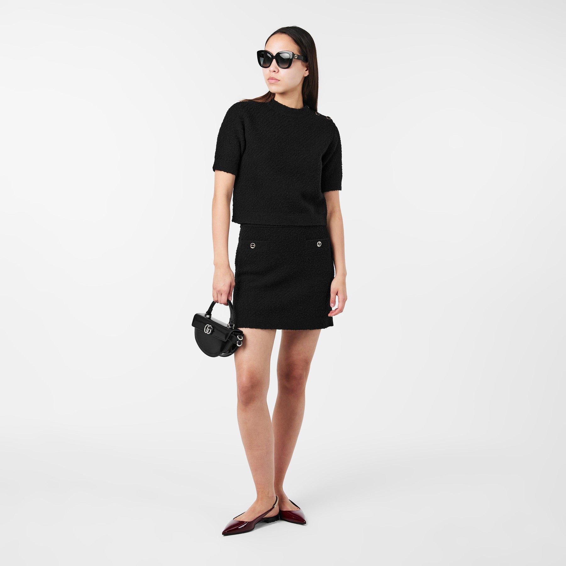 Women's Plain Wool Crew Sweater