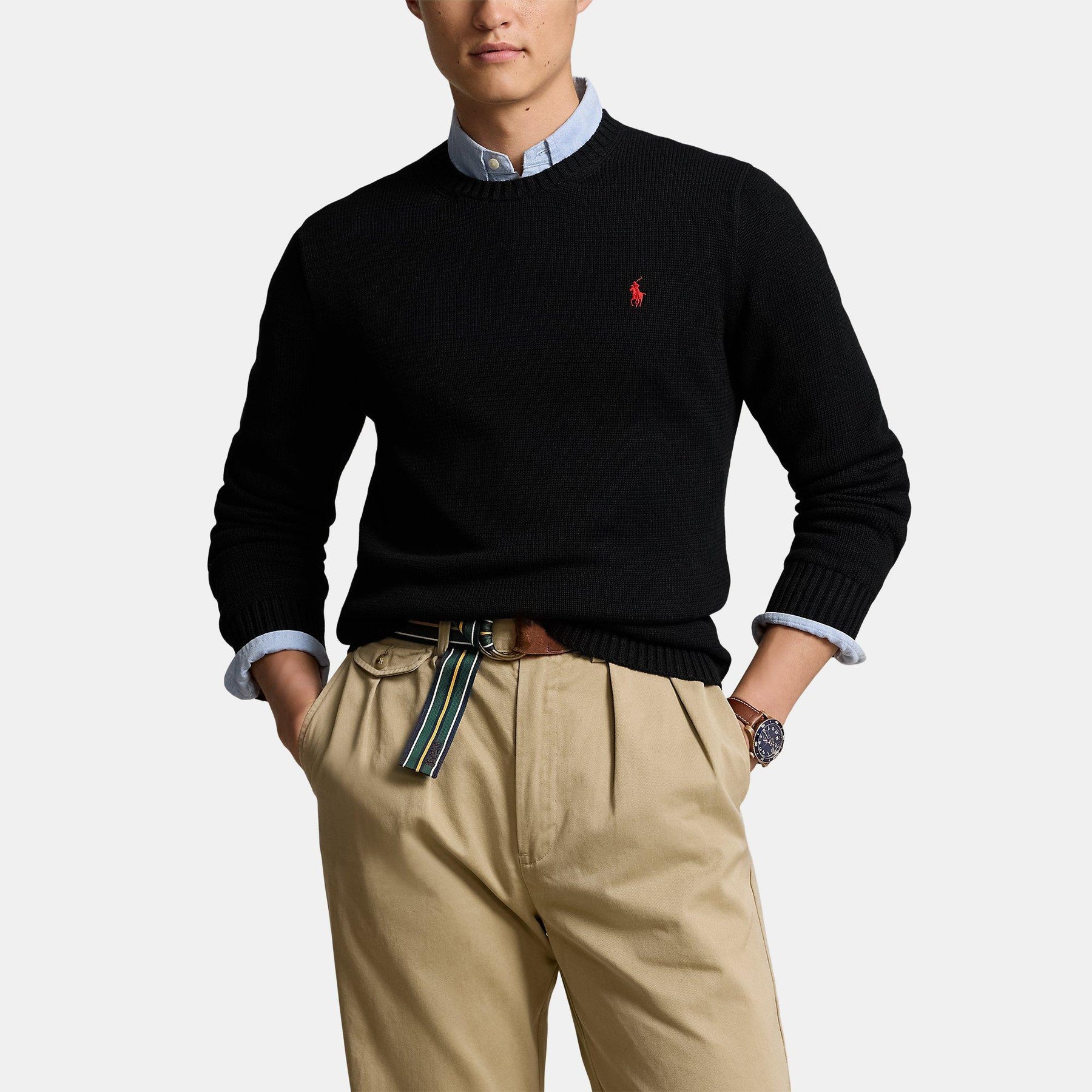 Crew Neck Knit Sweater