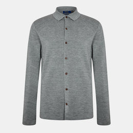 Merino Button Down Knit Jumper
