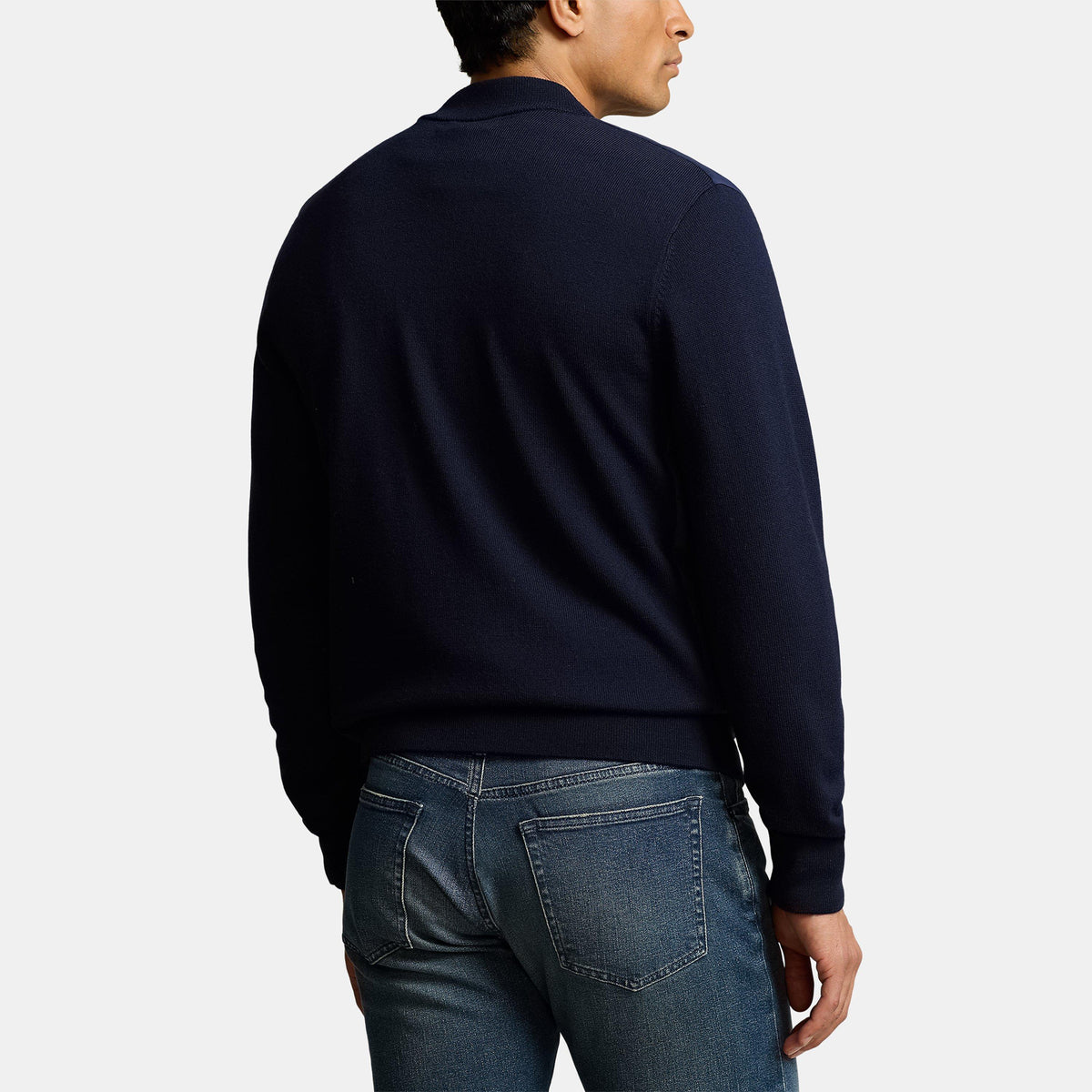 Hybrid Wool Full Zip Jumper