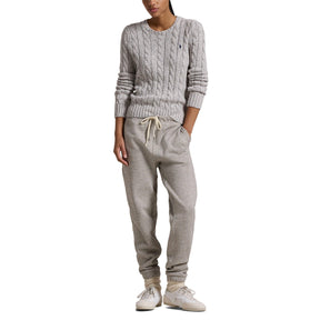 Cable-Knit Cotton Crewneck Jumper