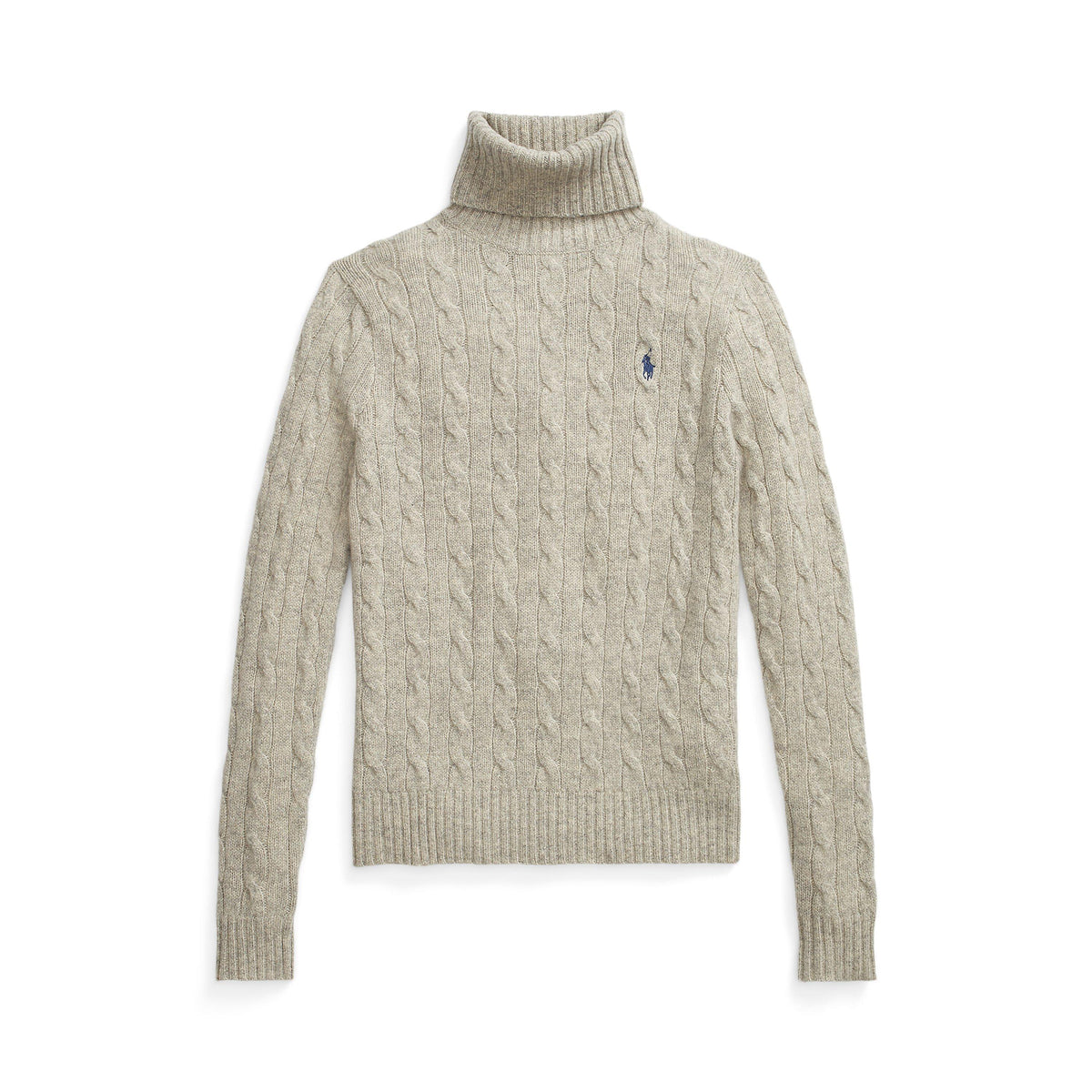 Cable Knit Turtleneck Jumper