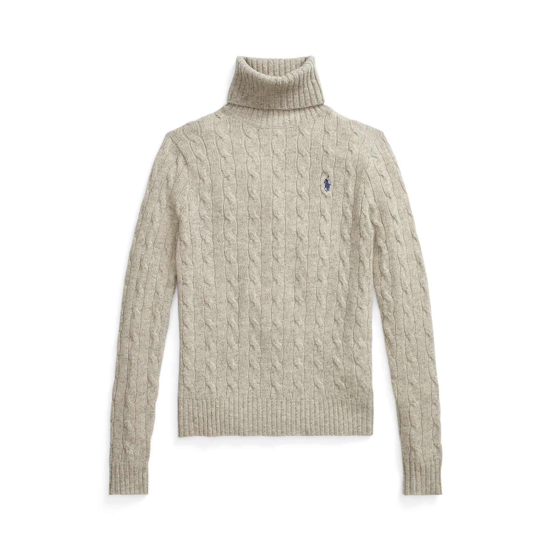 Cable Knit Turtleneck Jumper