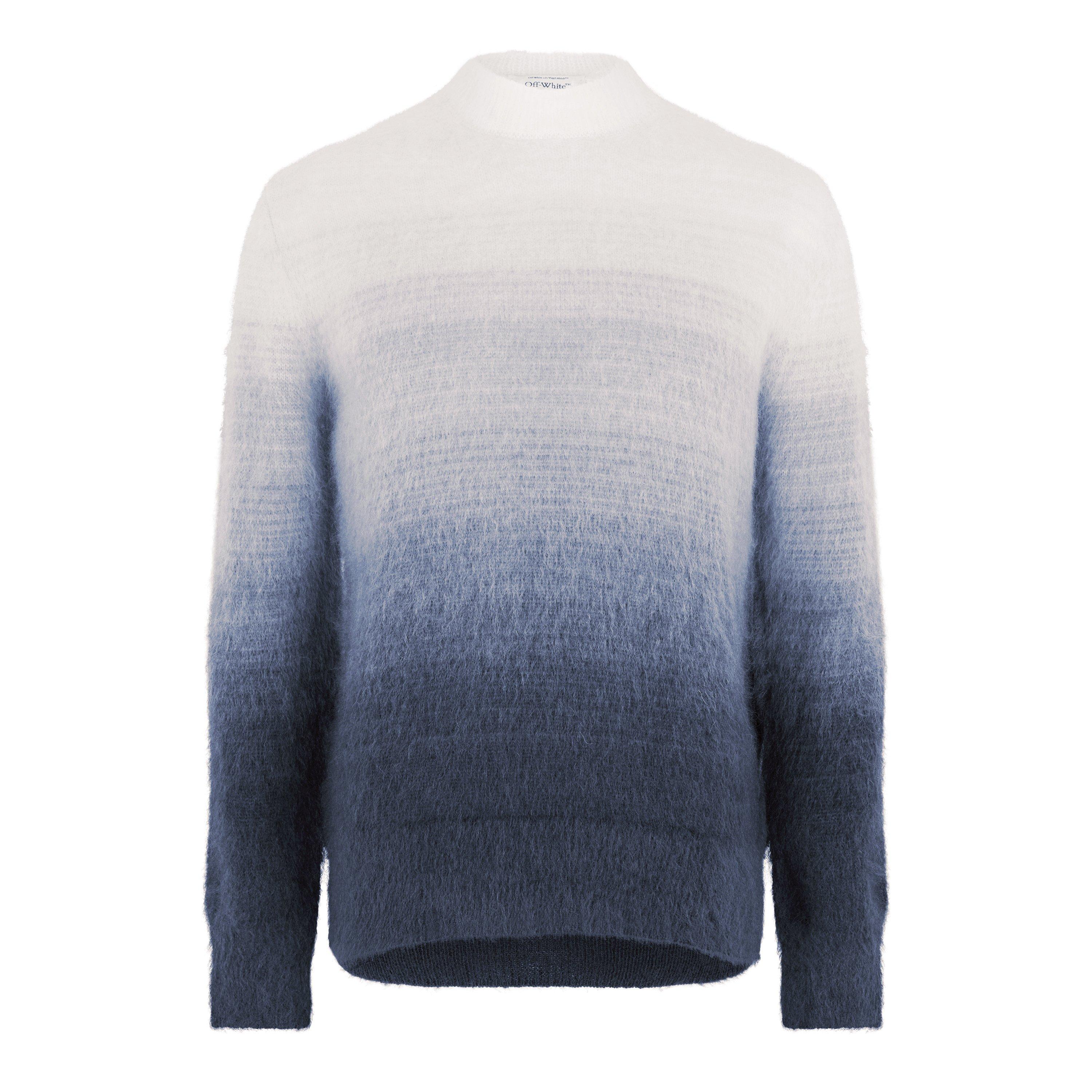 Men's  Mohair Knit Sweatshirt, Signature Arrows Motif