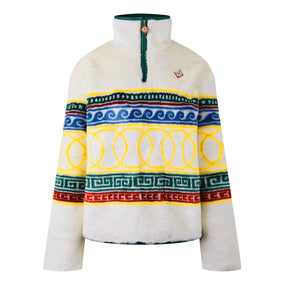 Les Anneaux Fur Pullover Jacket