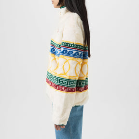 Les Anneaux Fur Pullover Jacket