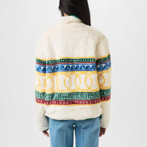 Les Anneaux Fur Pullover Jacket