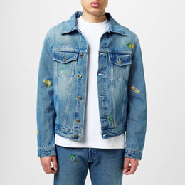 Denim Motif Jacket