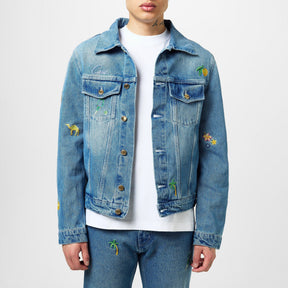 Denim Motif Jacket