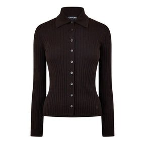 Polo Collar Knit Top