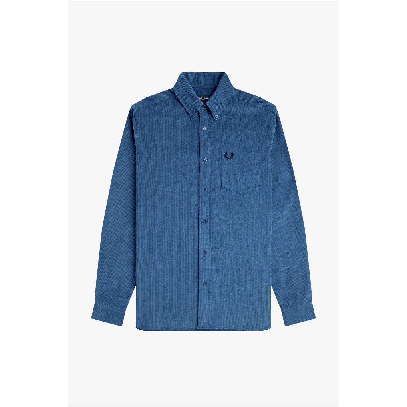 Long-Sleeve Corduroy Shirt