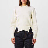 Cashmere-Blend Knit Sweater