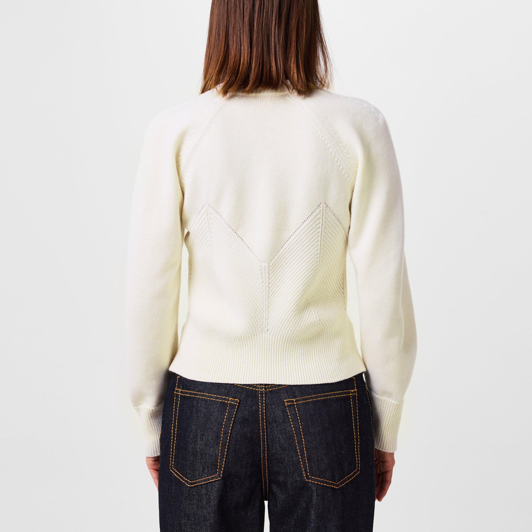 Cashmere-Blend Knit Sweater