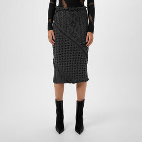 Knit Midi Skirt