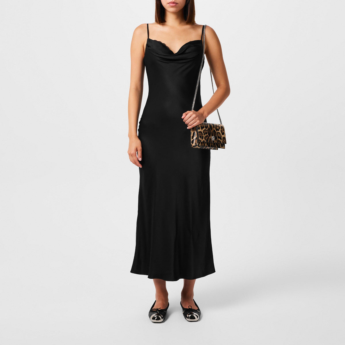 Silk Midi Dress