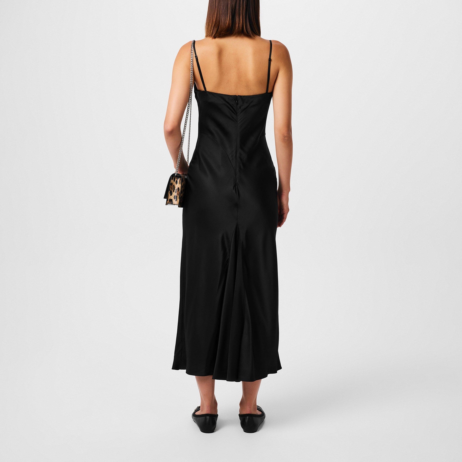 Silk Midi Dress