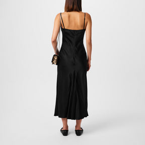 Silk Midi Dress