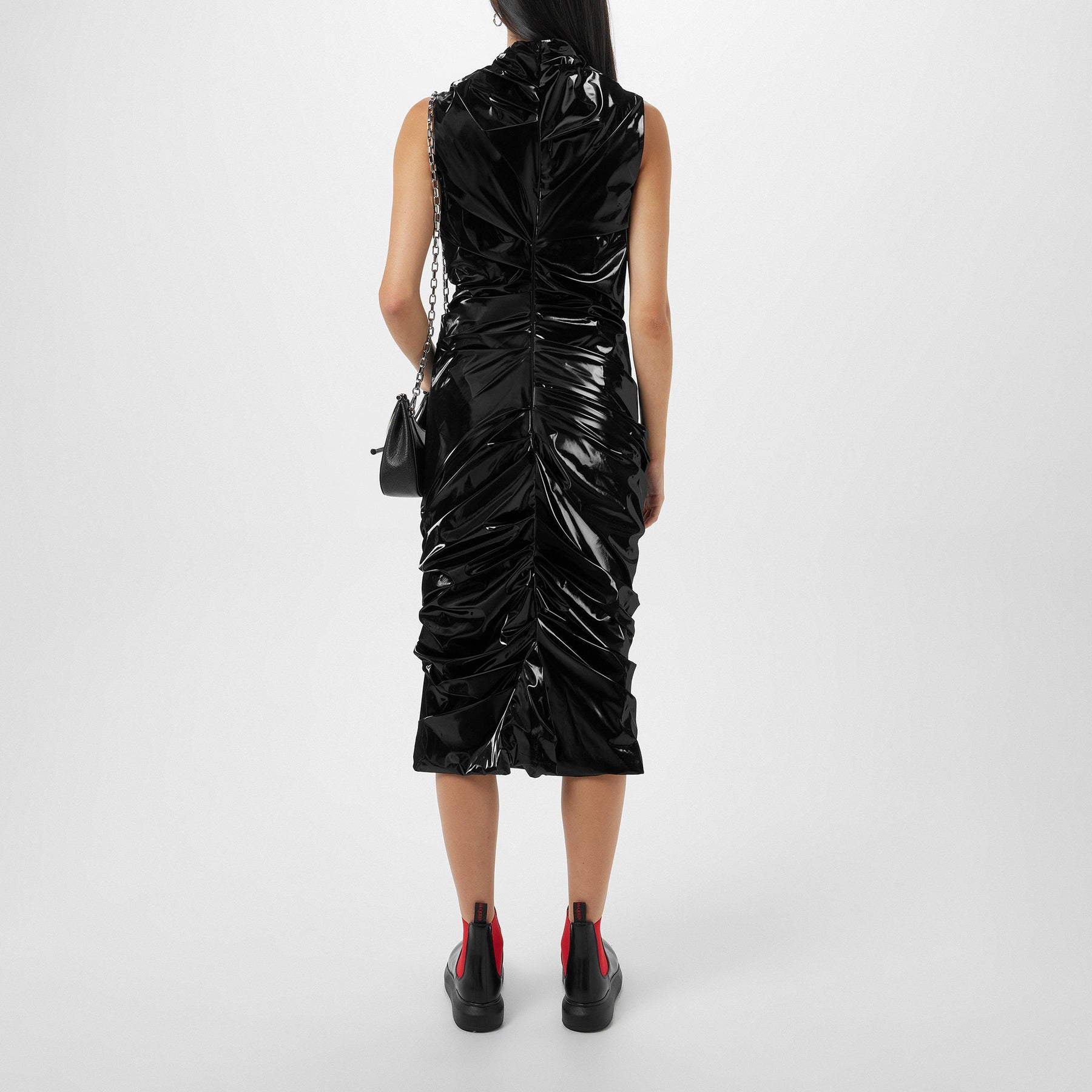 Evening Draped Midi Dress