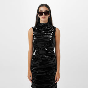 Evening Draped Midi Dress