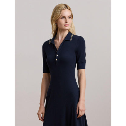 Cotton-Blend Polo Dress