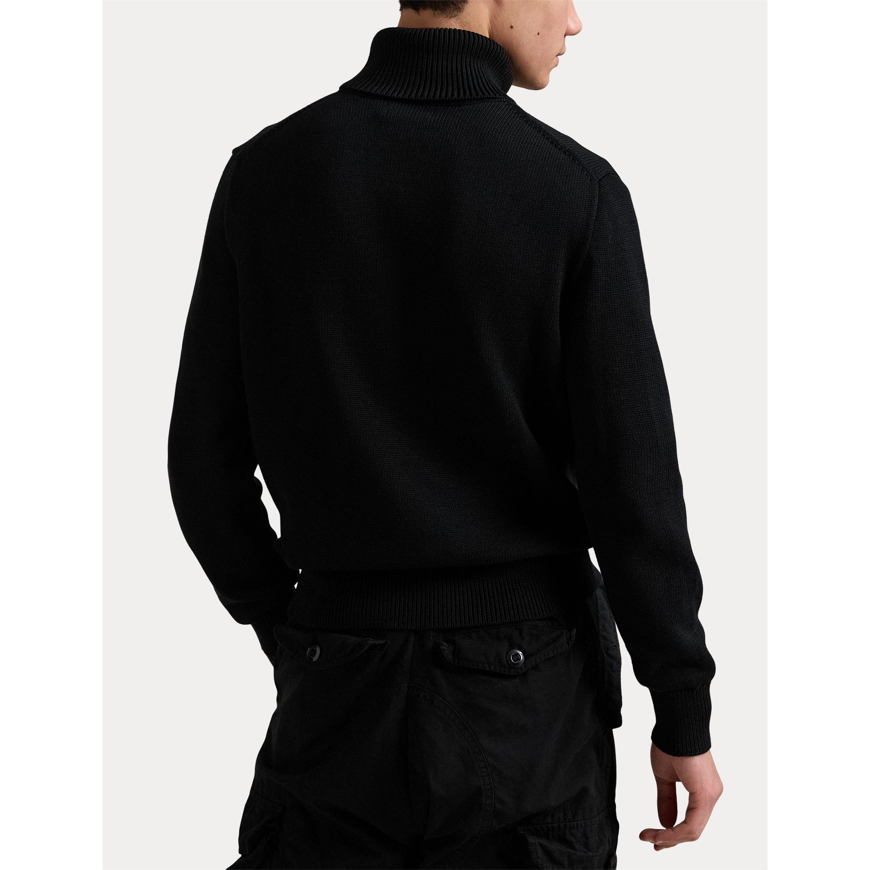 Shaker Knit Turtle Neck Jumper