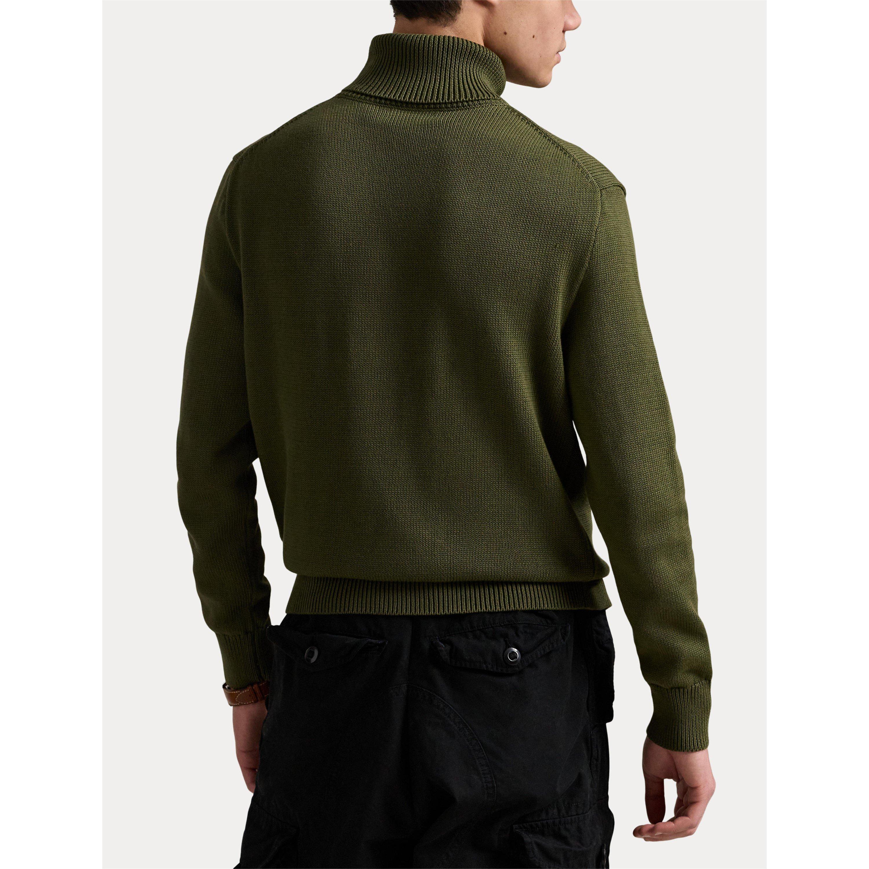 Shaker Knit Turtle Neck Jumper
