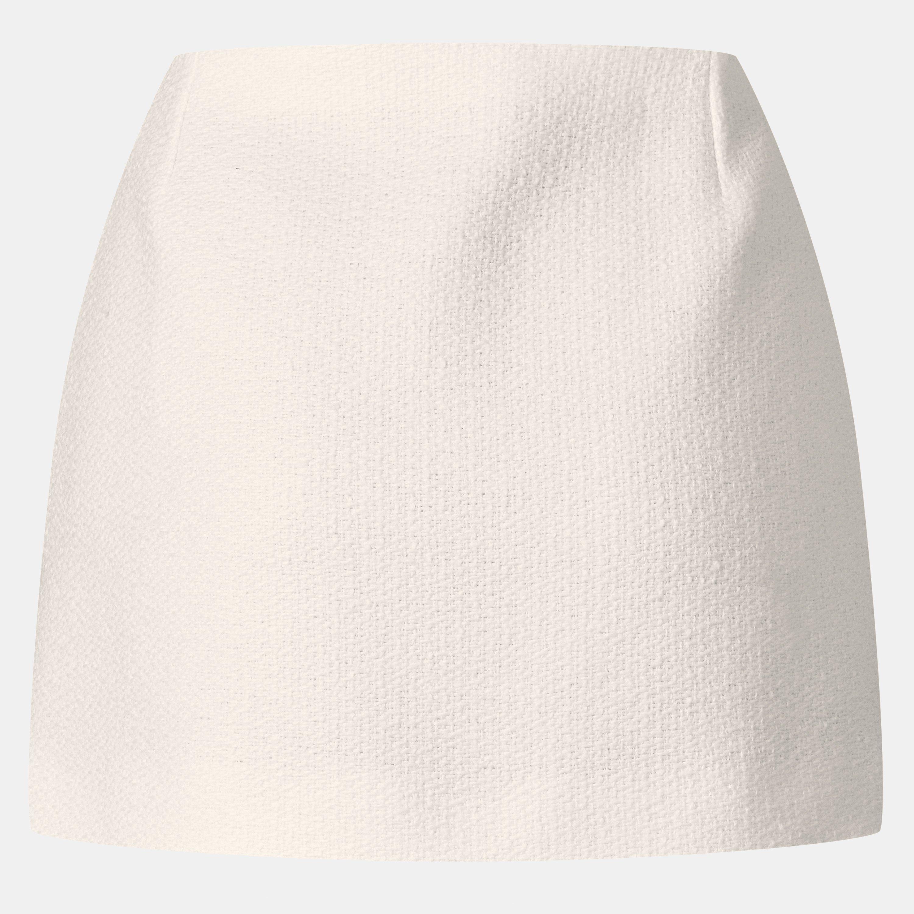 Interlocking G Wool Blend Boucle Miniskirt