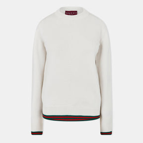 Wool & Cashmere Jumper With Web