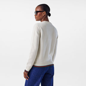 Wool & Cashmere Jumper With Web