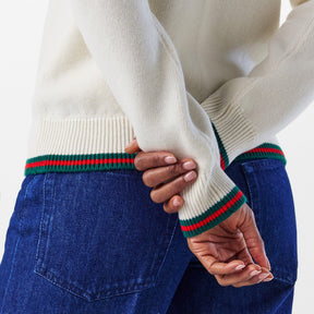 Wool & Cashmere Jumper With Web
