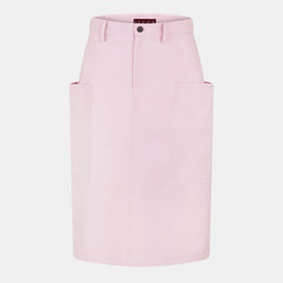 Canvas Midi Skirt