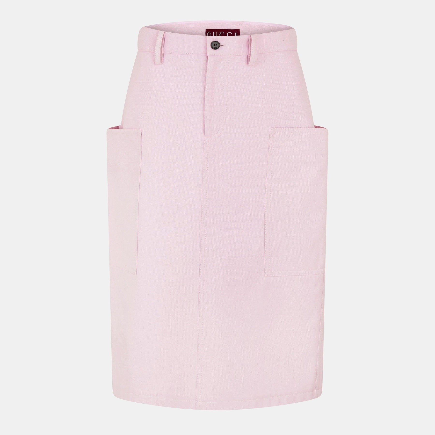 Canvas Midi Skirt