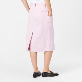 Canvas Midi Skirt