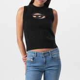 Oval D Logo Knit Vest