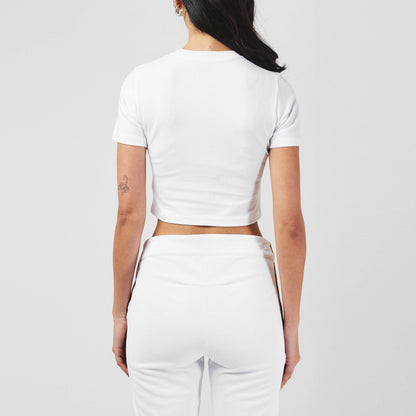 Women's Tennis Girl Cotton Cropped T-Shirt