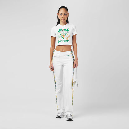Women's Tennis Girl Cotton Cropped T-Shirt