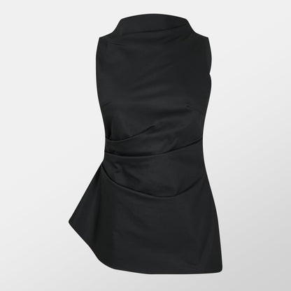 Cotton Peplum Top