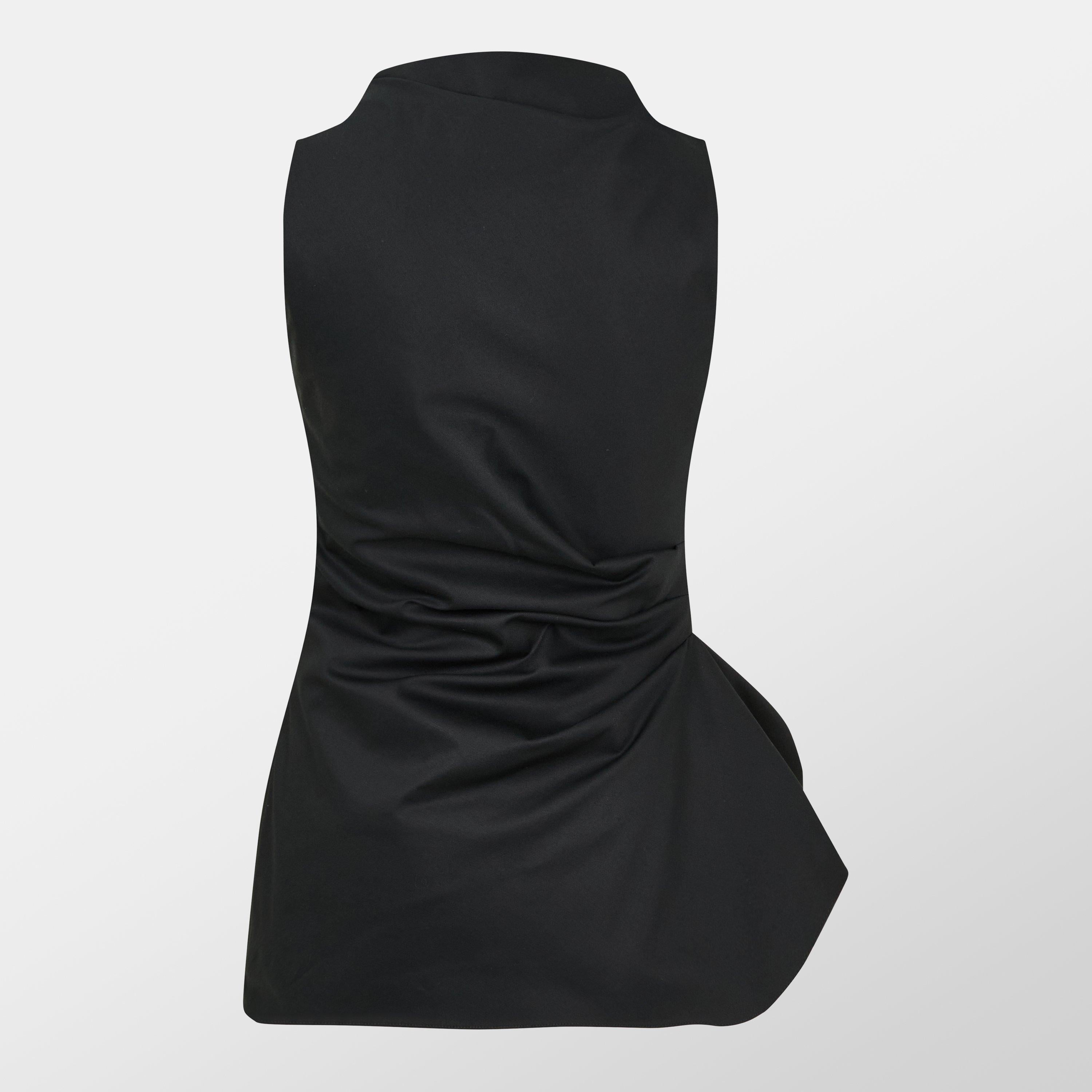 Cotton Peplum Top
