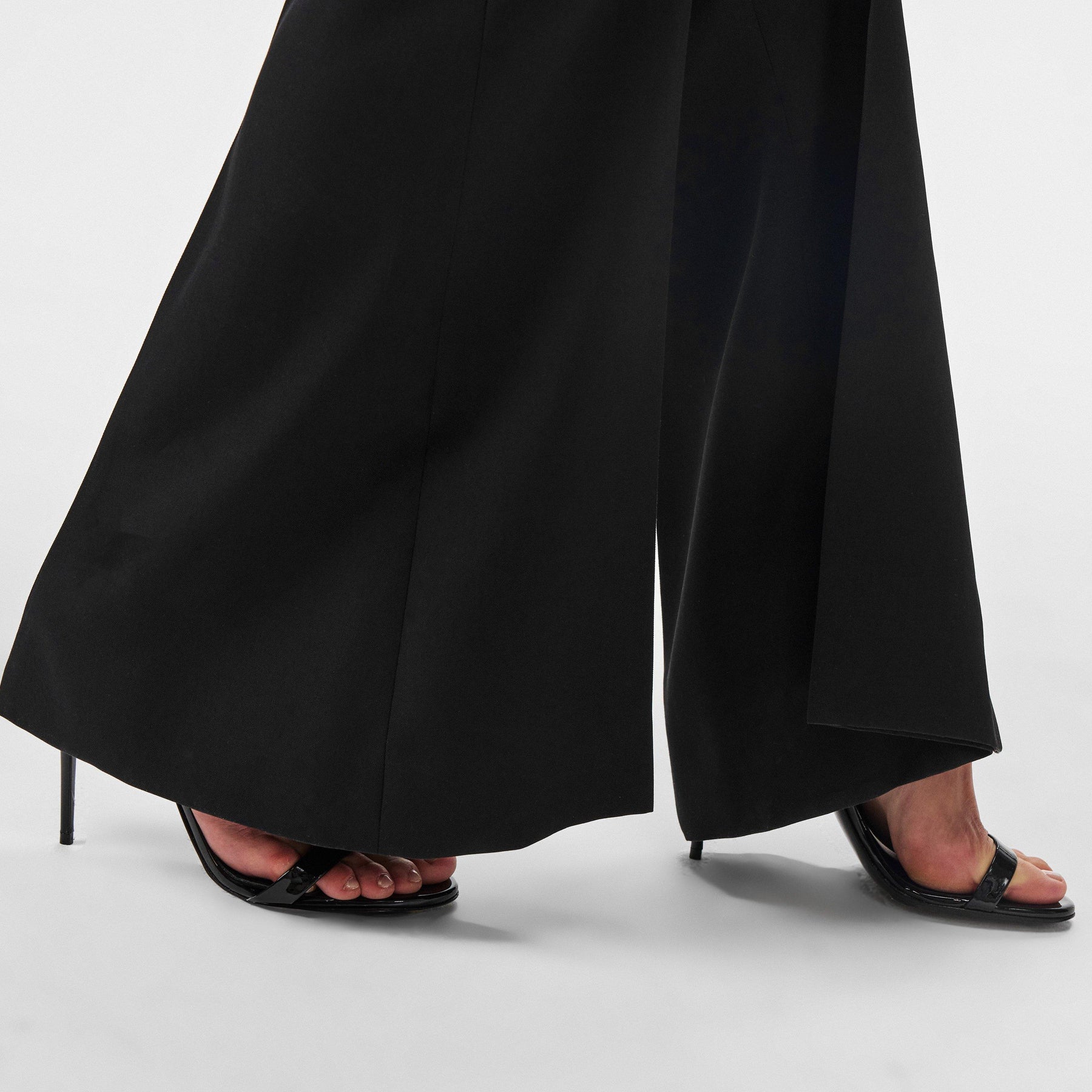 Fold Over Waist Tailored Trousers